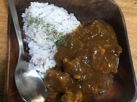 肉じゃがの煮汁で！旨味たっぷりカレー！